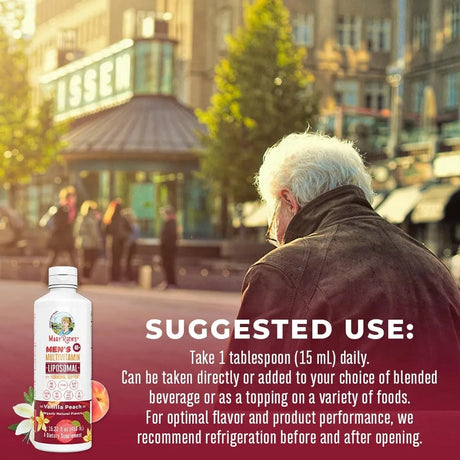 MARY RUTH ORGANICS - MaryRuth Organics Men's 40+ Multivitamin 450Ml. - The Red Vitamin MX - Suplementos Alimenticios - {{ shop.shopifyCountryName }}