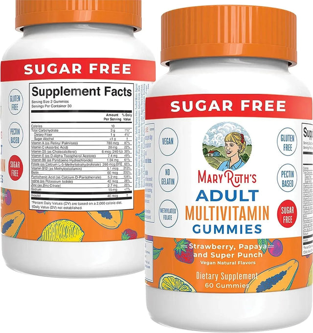 MARY RUTH ORGANICS - MaryRuth Organics Multivitamin for Women and Men 60 Gomitas - The Red Vitamin MX - Suplementos Alimenticios - {{ shop.shopifyCountryName }}