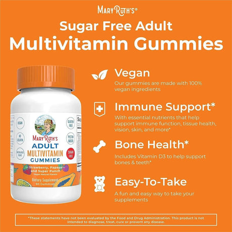 MARY RUTH ORGANICS - MaryRuth Organics Multivitamin for Women and Men 60 Gomitas - The Red Vitamin MX - Suplementos Alimenticios - {{ shop.shopifyCountryName }}