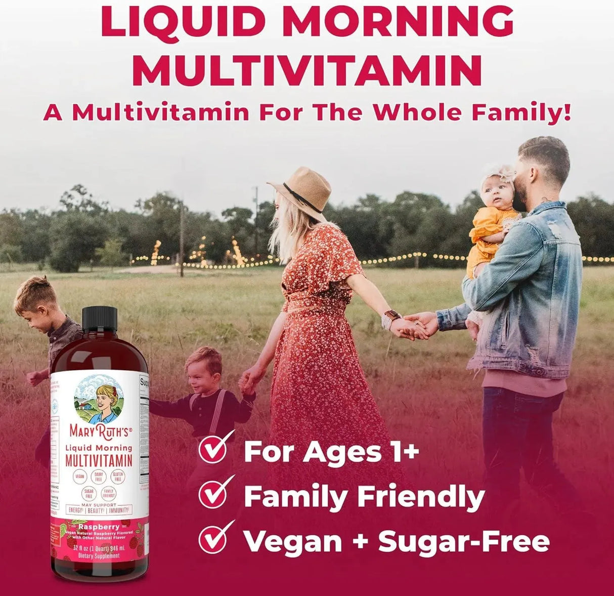 MARY RUTH ORGANICS - MaryRuth Organics Multivitamin for Women Men & Kids 29.5 Ml. 16 Pack - The Red Vitamin MX - Suplementos Alimenticios - {{ shop.shopifyCountryName }}