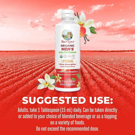 MARY RUTH ORGANICS - MaryRuth Organics Multivitamin Liquid for Men 450Ml. - The Red Vitamin MX - Suplementos Alimenticios - {{ shop.shopifyCountryName }}