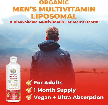 MARY RUTH ORGANICS - MaryRuth Organics Multivitamin Liquid for Men 450Ml. - The Red Vitamin MX - Suplementos Alimenticios - {{ shop.shopifyCountryName }}