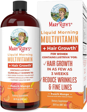 MARY RUTH ORGANICS - MaryRuth Organics Multivitamin Multimineral + Hair Growth Vitamins 887Ml. - The Red Vitamin MX - Suplementos Alimenticios - {{ shop.shopifyCountryName }}