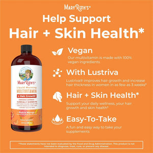 MARY RUTH ORGANICS - MaryRuth Organics Multivitamin Multimineral + Hair Growth Vitamins 887Ml. - The Red Vitamin MX - Suplementos Alimenticios - {{ shop.shopifyCountryName }}