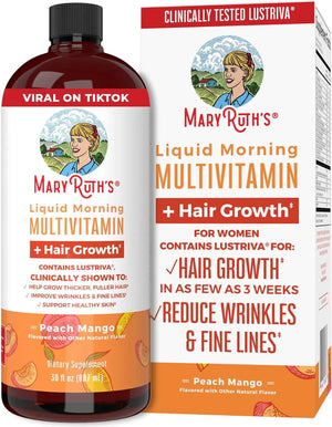 MARY RUTH ORGANICS - MaryRuth Organics Multivitamin Multimineral + Hair Growth Vitamins 887Ml. - The Red Vitamin MX - Suplementos Alimenticios - {{ shop.shopifyCountryName }}