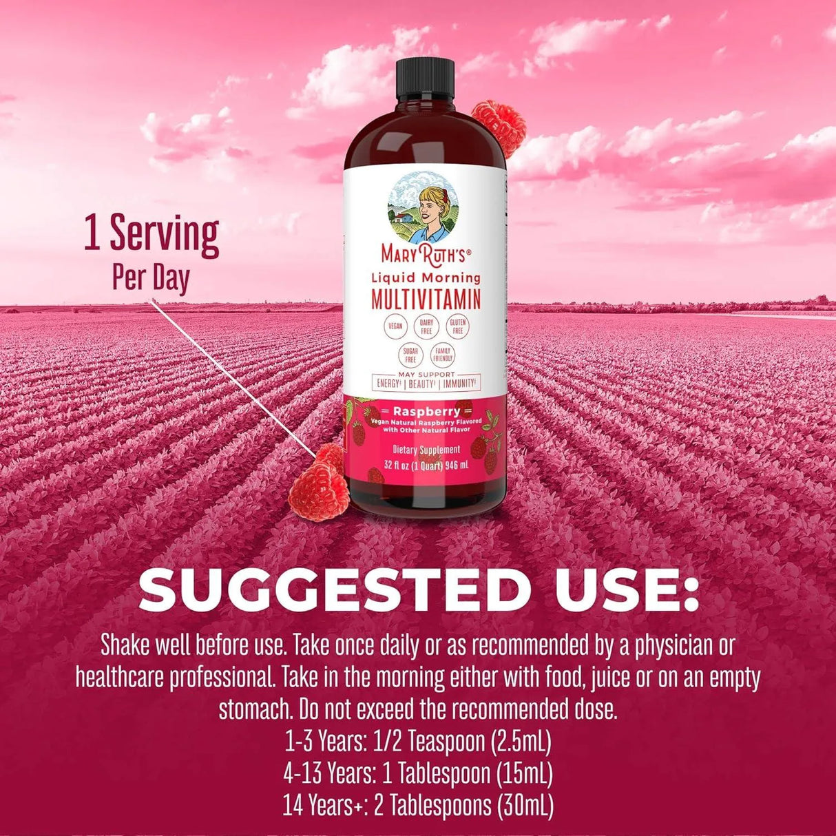 MARY RUTH ORGANICS - MaryRuth Organics Multivitamin Multimineral Women Men & Kids Liquid 946Ml. - The Red Vitamin MX - Suplementos Alimenticios - {{ shop.shopifyCountryName }}