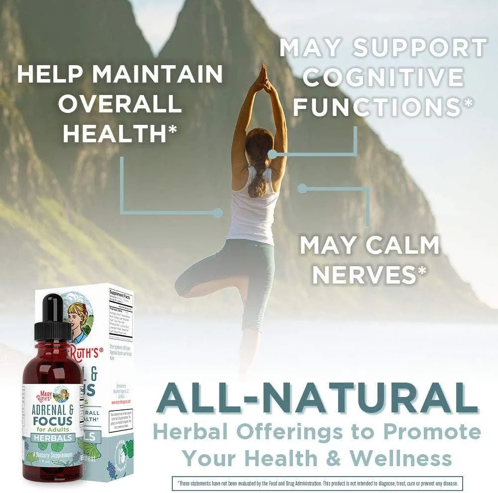 MARY RUTH ORGANICS - MaryRuth Organics Nootropic Focus & Adrenal Support 30Ml. - The Red Vitamin MX - Suplementos Alimenticios - {{ shop.shopifyCountryName }}