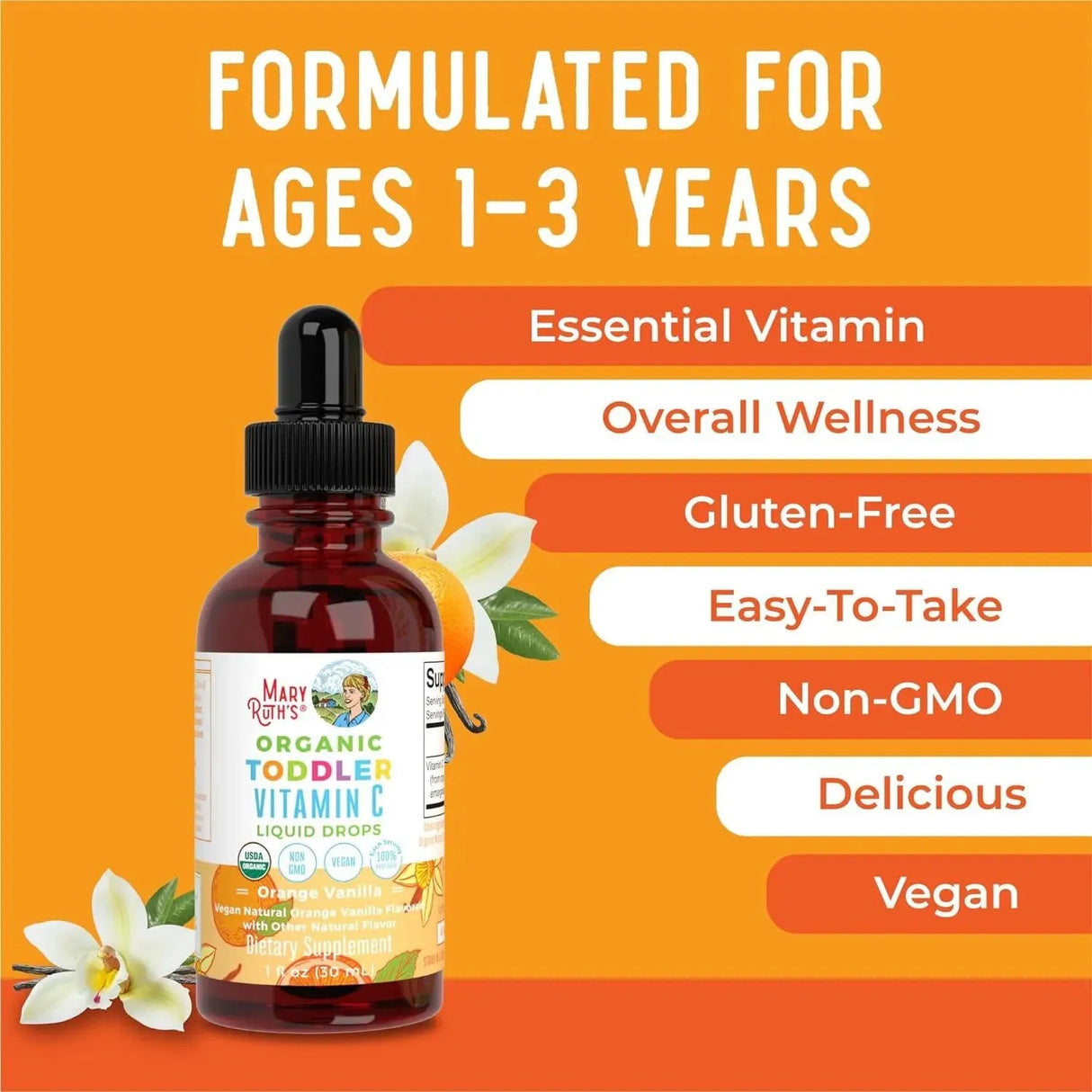 MARY RUTH ORGANICS - MaryRuth Organics Toddler Vitamin C Drops 30Ml. - The Red Vitamin MX - Suplementos Alimenticios - {{ shop.shopifyCountryName }}