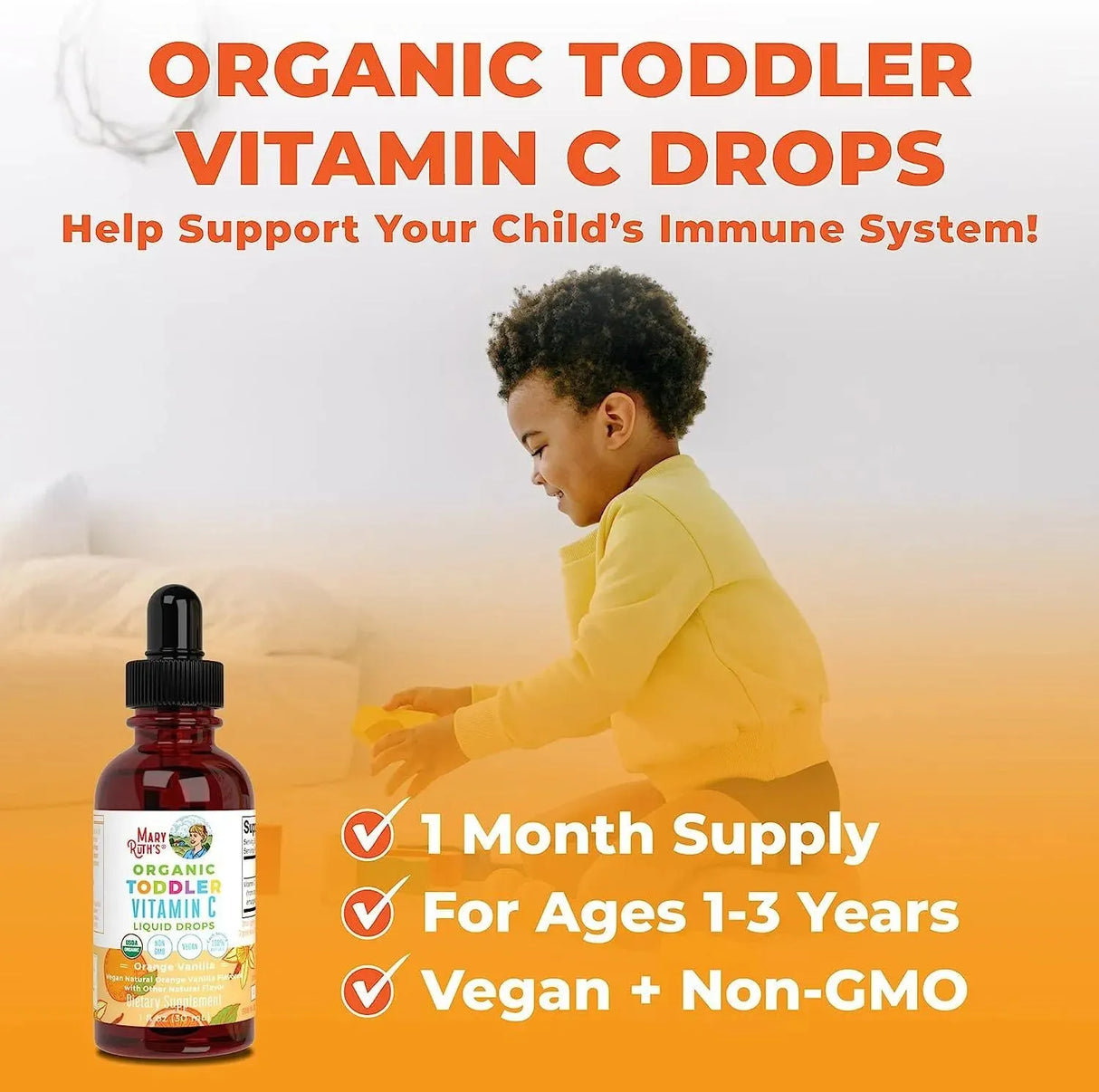 MARY RUTH ORGANICS - MaryRuth Organics Toddler Vitamin C Drops 30Ml. - The Red Vitamin MX - Suplementos Alimenticios - {{ shop.shopifyCountryName }}