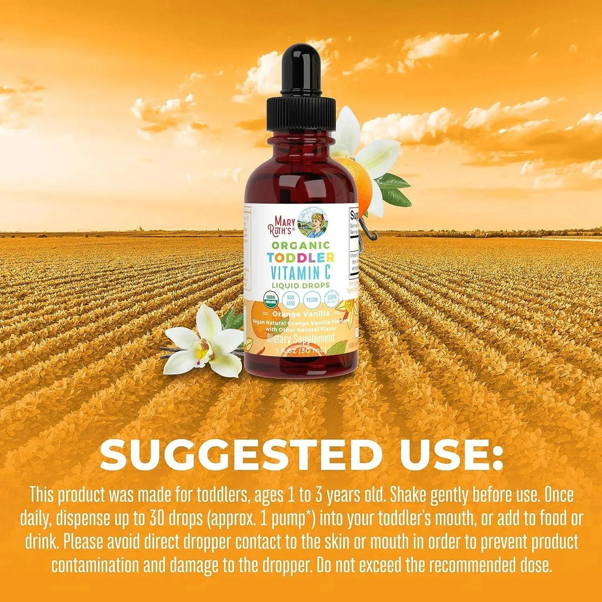 MARY RUTH ORGANICS - MaryRuth Organics Toddler Vitamin C Drops 30Ml. - The Red Vitamin MX - Suplementos Alimenticios - {{ shop.shopifyCountryName }}