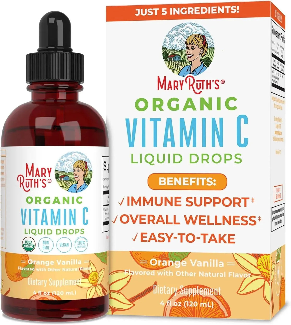 MARY RUTH ORGANICS - MaryRuth Organics Vitamin C Drops 120Ml. - The Red Vitamin MX - Suplementos Alimenticios - {{ shop.shopifyCountryName }}