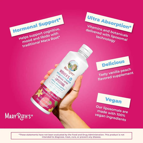 MARY RUTH ORGANICS - MaryRuth Organics Vitamin Drop for Women 40+ 450Ml. - The Red Vitamin MX - Suplementos Alimenticios - {{ shop.shopifyCountryName }}
