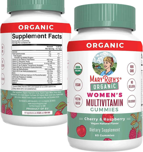 MARY RUTH ORGANICS - MaryRuth Organics Vitamin Gummy for Women 60 Gomitas - The Red Vitamin MX - Suplementos Alimenticios - {{ shop.shopifyCountryName }}