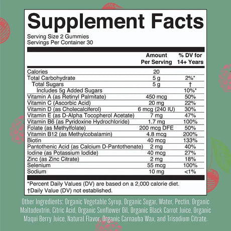 MARY RUTH ORGANICS - MaryRuth Organics Vitamin Gummy for Women 60 Gomitas - The Red Vitamin MX - Suplementos Alimenticios - {{ shop.shopifyCountryName }}