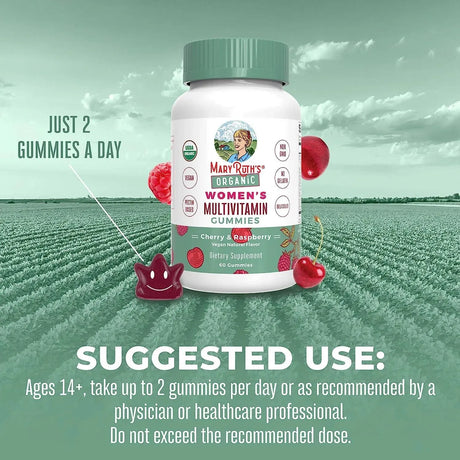MARY RUTH ORGANICS - MaryRuth Organics Vitamin Gummy for Women 60 Gomitas - The Red Vitamin MX - Suplementos Alimenticios - {{ shop.shopifyCountryName }}