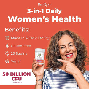 MARY RUTH ORGANICS - MaryRuth's 3-in-1 Daily Health Probiotics for Women 30 Capsulas - The Red Vitamin MX - Suplementos Alimenticios - {{ shop.shopifyCountryName }}