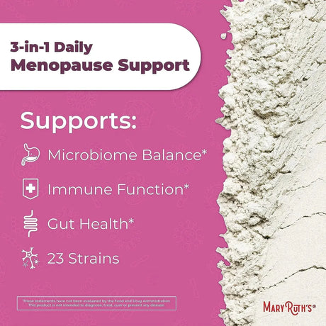 MARY RUTH ORGANICS - MaryRuth's 3-in-1 Menopause Support Probiotic Powder 15Gr. - The Red Vitamin MX - Suplementos Alimenticios - {{ shop.shopifyCountryName }}