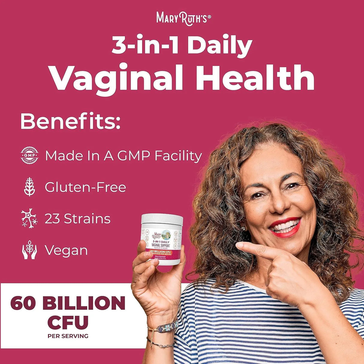 MARY RUTH ORGANICS - MaryRuth's 3-in-1 Vaginal Probiotics Women Powder 15Gr. - The Red Vitamin MX - Suplementos Alimenticios - {{ shop.shopifyCountryName }}