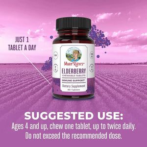 MARY RUTH ORGANICS - MaryRuth's Black Elderberry + Vitamin C 90 Tabletas Masticables - The Red Vitamin MX - Suplementos Alimenticios - {{ shop.shopifyCountryName }}