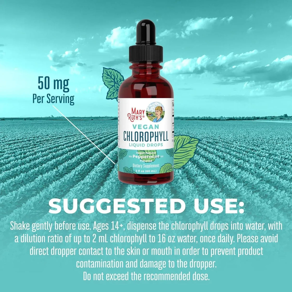 MARY RUTH ORGANICS - MaryRuth's Chlorophyll Liquid Drops 60Ml. - The Red Vitamin MX - Suplementos Alimenticios - {{ shop.shopifyCountryName }}