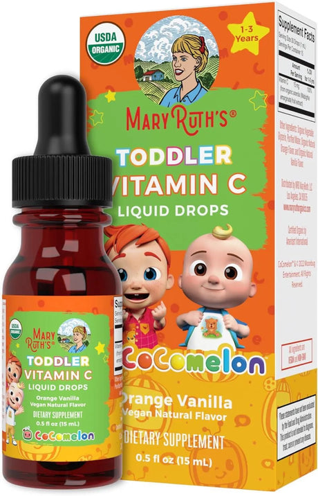 MARY RUTH ORGANICS - MaryRuth's Cocomelon Kids Vitamin C Liquid Drops for Ages 1-3 15Ml. - The Red Vitamin MX - Suplementos Alimenticios - {{ shop.shopifyCountryName }}