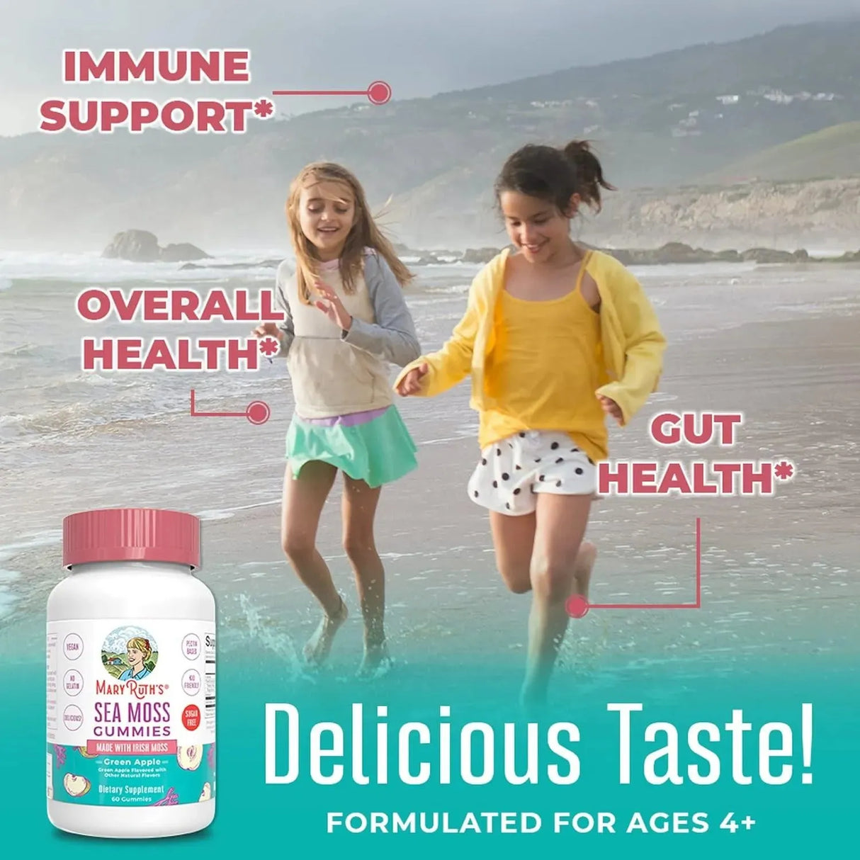 MARY RUTH ORGANICS - MaryRuth's Irish Sea Moss Gummies Sugar Free 60 Gomitas - The Red Vitamin MX - Suplementos Alimenticios - {{ shop.shopifyCountryName }}