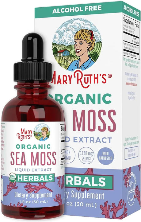 MARY RUTH ORGANICS - MaryRuth's Irish Sea Moss Liquid Drops 30Ml. - The Red Vitamin MX - Suplementos Alimenticios - {{ shop.shopifyCountryName }}