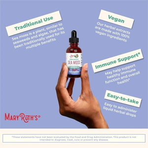 MARY RUTH ORGANICS - MaryRuth's Irish Sea Moss Liquid Drops 30Ml. - The Red Vitamin MX - Suplementos Alimenticios - {{ shop.shopifyCountryName }}