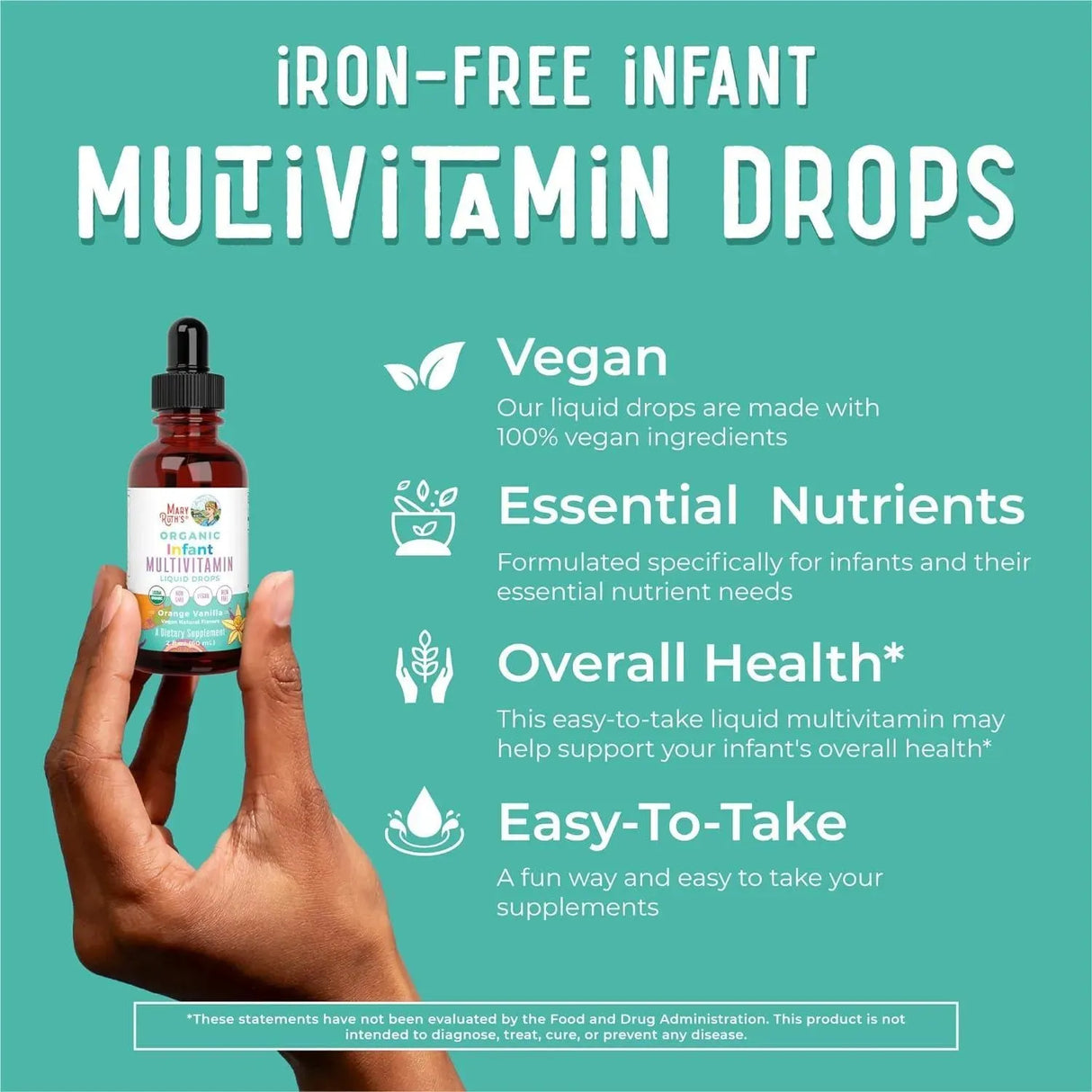 MARY RUTH ORGANICS - MaryRuth's Multivitamin & Multimineral for Infants 60Ml. - The Red Vitamin MX - Suplementos Alimenticios - {{ shop.shopifyCountryName }}