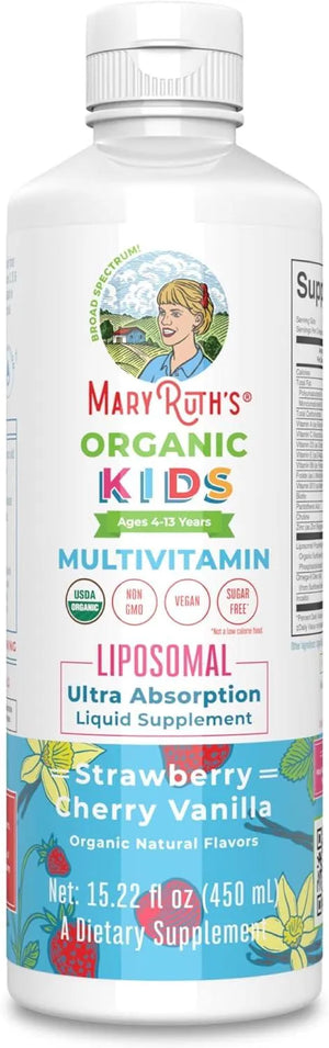 MARY RUTH ORGANICS - MaryRuth's Vitamin Liquid for Kids 450Ml. - The Red Vitamin MX - Suplementos Alimenticios - {{ shop.shopifyCountryName }}