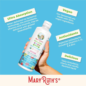 MARY RUTH ORGANICS - MaryRuth's Vitamin Liquid for Kids 450Ml. - The Red Vitamin MX - Suplementos Alimenticios - {{ shop.shopifyCountryName }}