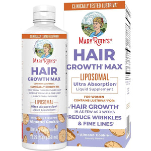 MARY RUTH ORGANICS - MaryRuth's Women's Hair Growth MAX Liposomal 450mL. - The Red Vitamin MX - Suplementos Alimenticios - {{ shop.shopifyCountryName }}