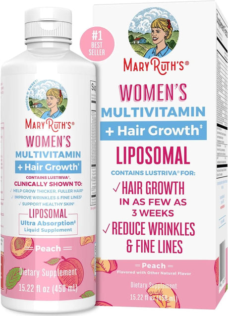 MARY RUTH ORGANICS - MaryRuth Women's Multivitamin + Lustriva Hair Growth 450Ml. - The Red Vitamin MX - Suplementos Alimenticios - {{ shop.shopifyCountryName }}