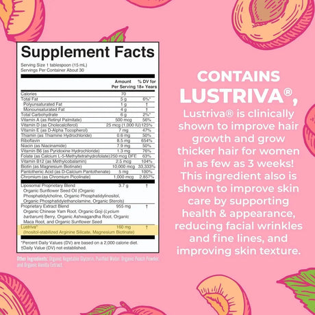 MARY RUTH ORGANICS - MaryRuth Women's Multivitamin + Lustriva Hair Growth 450Ml. - The Red Vitamin MX - Suplementos Alimenticios - {{ shop.shopifyCountryName }}