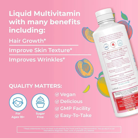 MARY RUTH ORGANICS - MaryRuth Women's Multivitamin + Lustriva Hair Growth 450Ml. - The Red Vitamin MX - Suplementos Alimenticios - {{ shop.shopifyCountryName }}