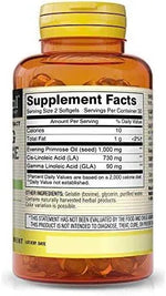 MASON NATURAL - MASON NATURAL Evening Primrose Oil 180 Capsulas Blandas - The Red Vitamin MX - Suplementos Alimenticios - {{ shop.shopifyCountryName }}