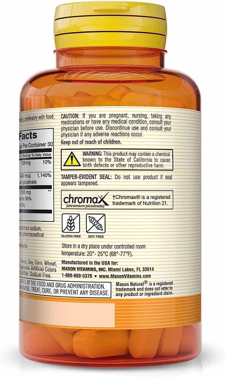 MASON NATURAL - MASON NATURAL Garcinia Cambogia 500Mg. 60 Tabletas 3 Pack - The Red Vitamin MX - Suplementos Alimenticios - {{ shop.shopifyCountryName }}