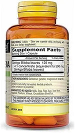 MASON NATURAL - MASON NATURAL Ginkgo Biloba 60 Capsulas 3 Pack - The Red Vitamin MX - Suplementos Alimenticios - {{ shop.shopifyCountryName }}