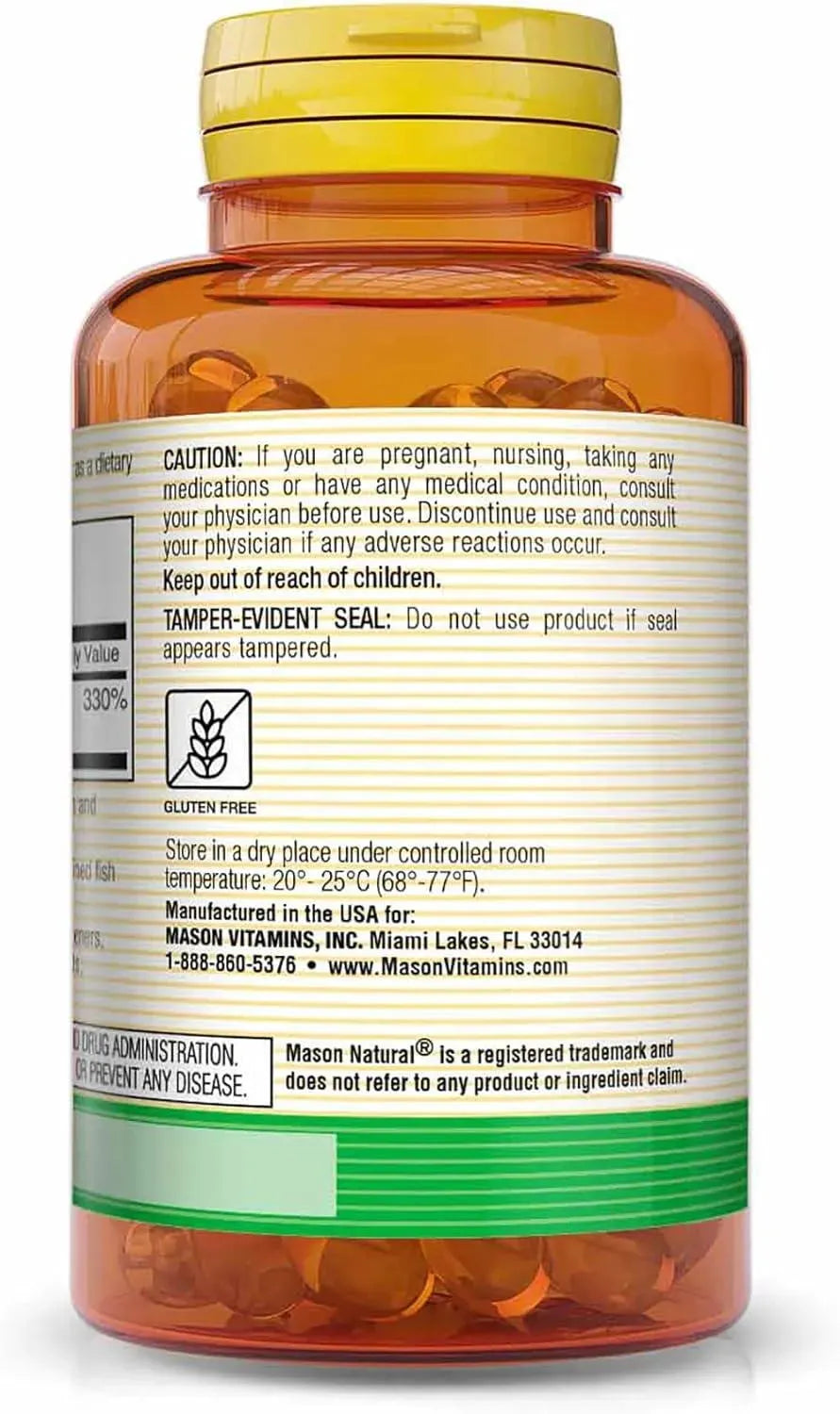 MASON NATURAL - Mason Natural Vitamin A 10000 IU 300 Capsulas Blandas - The Red Vitamin MX - Suplementos Alimenticios - {{ shop.shopifyCountryName }}