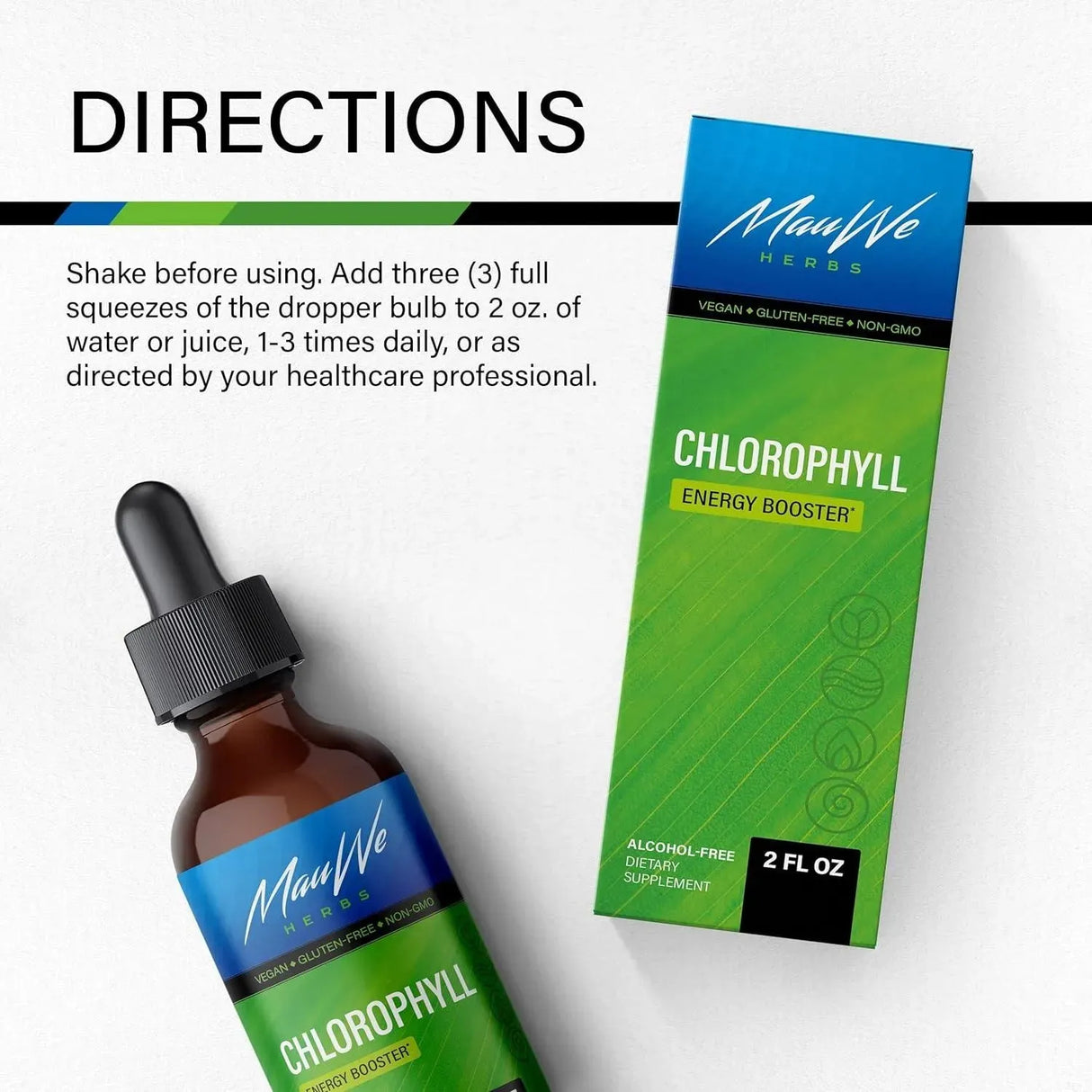 MAUWE HERBS - Mauwe Herbs Chlorophyll Liquid Drops 2 Fl.Oz. - The Red Vitamin MX - Suplementos Alimenticios - {{ shop.shopifyCountryName }}