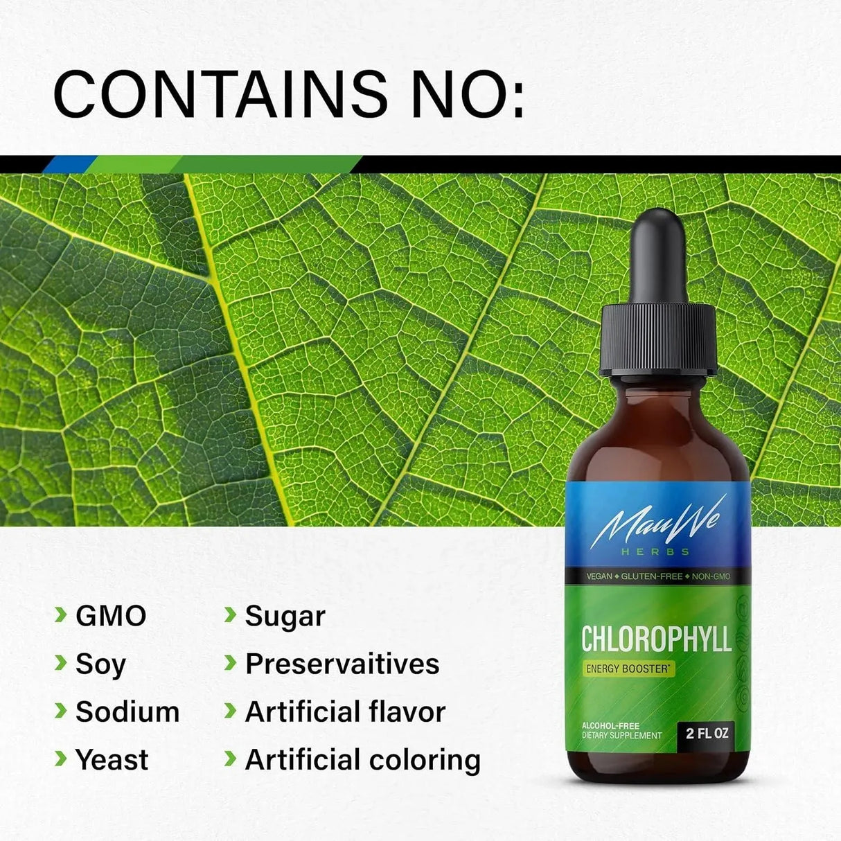 MAUWE HERBS - Mauwe Herbs Chlorophyll Liquid Drops 2 Fl.Oz. - The Red Vitamin MX - Suplementos Alimenticios - {{ shop.shopifyCountryName }}