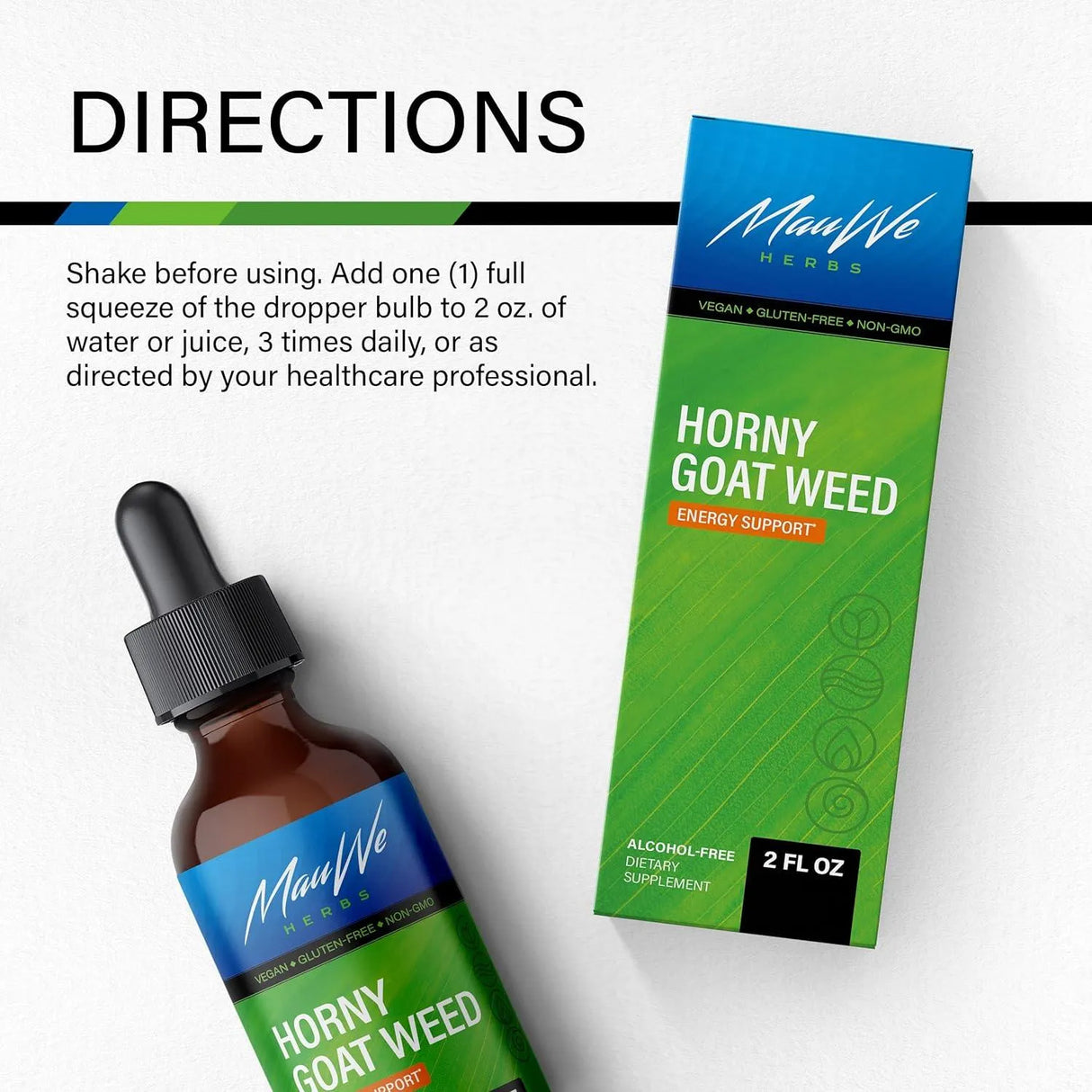 MAUWE HERBS - Mauwe Herbs Horny Goat Weed Extract Drops 2 Fl. Oz. - The Red Vitamin MX - Suplementos Alimenticios - {{ shop.shopifyCountryName }}