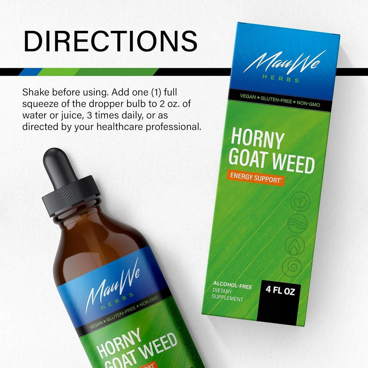 MAUWE HERBS - Mauwe Herbs Horny Goat Weed Extract Drops 4 Fl. Oz. - The Red Vitamin MX - Suplementos Alimenticios - {{ shop.shopifyCountryName }}