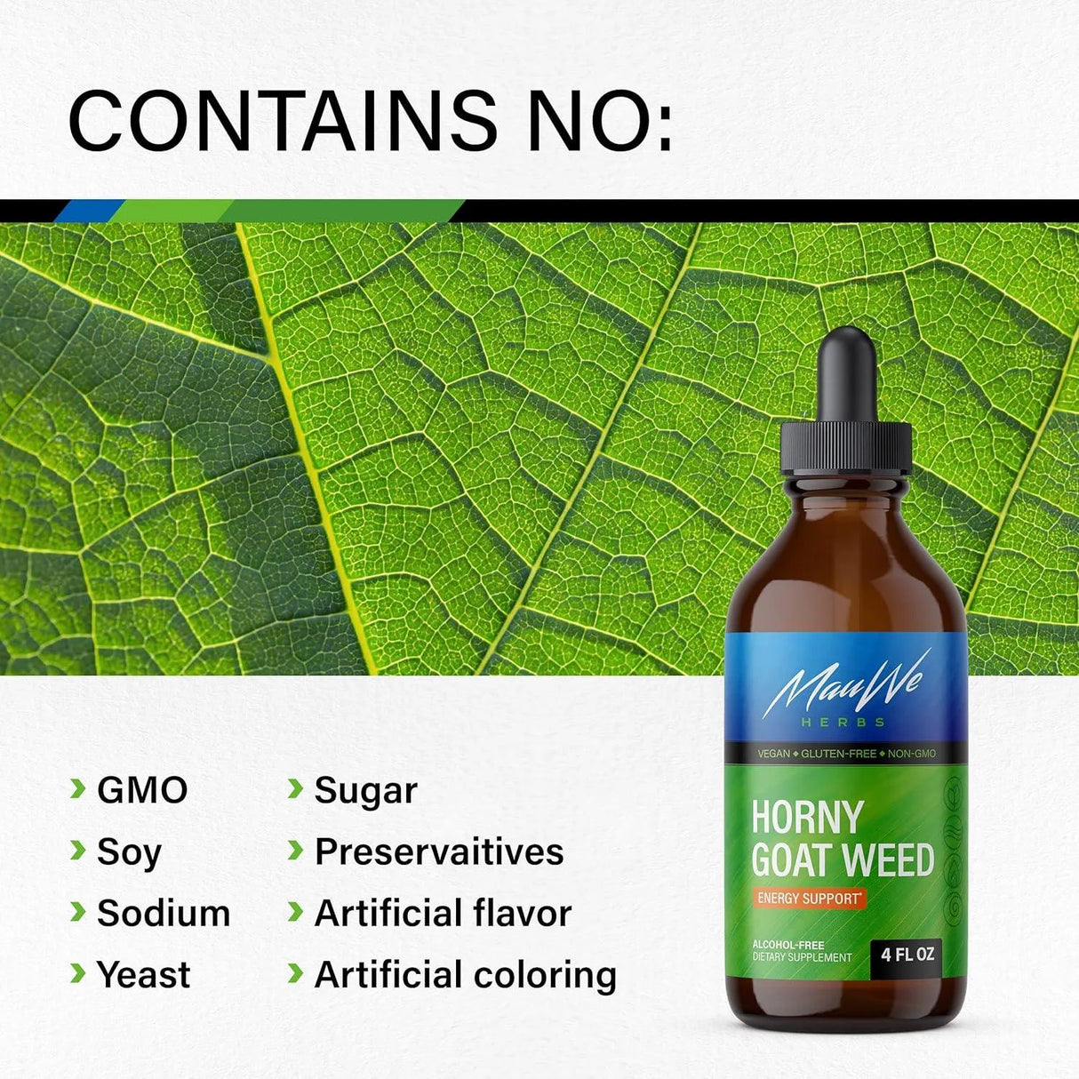 MAUWE HERBS - Mauwe Herbs Horny Goat Weed Extract Drops 4 Fl. Oz. - The Red Vitamin MX - Suplementos Alimenticios - {{ shop.shopifyCountryName }}