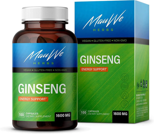 MAUWE HERBS - MAUWE HERBS Korean Red Ginseng Organic Panax Root Extract 1300Mg. 100 Capsulas - The Red Vitamin MX - Suplementos Alimenticios - {{ shop.shopifyCountryName }}