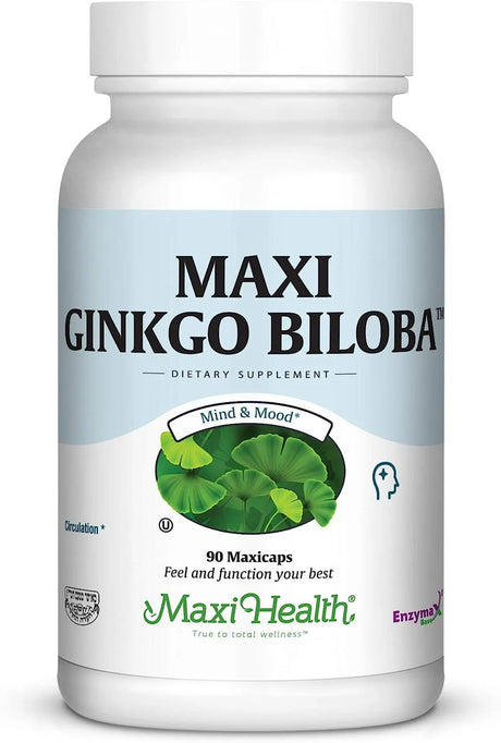 MAXI HEALTH - Maxi Health Ginkgo Biloba - Brain and Circulation Formula 90 Capsulas - The Red Vitamin MX - Suplementos Alimenticios - {{ shop.shopifyCountryName }}