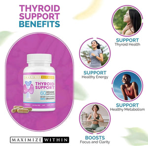 MAXIMIZE WITHIN - Maximize Within Thyroid Support Supplement for Women & Men 60 Capsulas - The Red Vitamin MX - Suplementos Alimenticios - {{ shop.shopifyCountryName }}