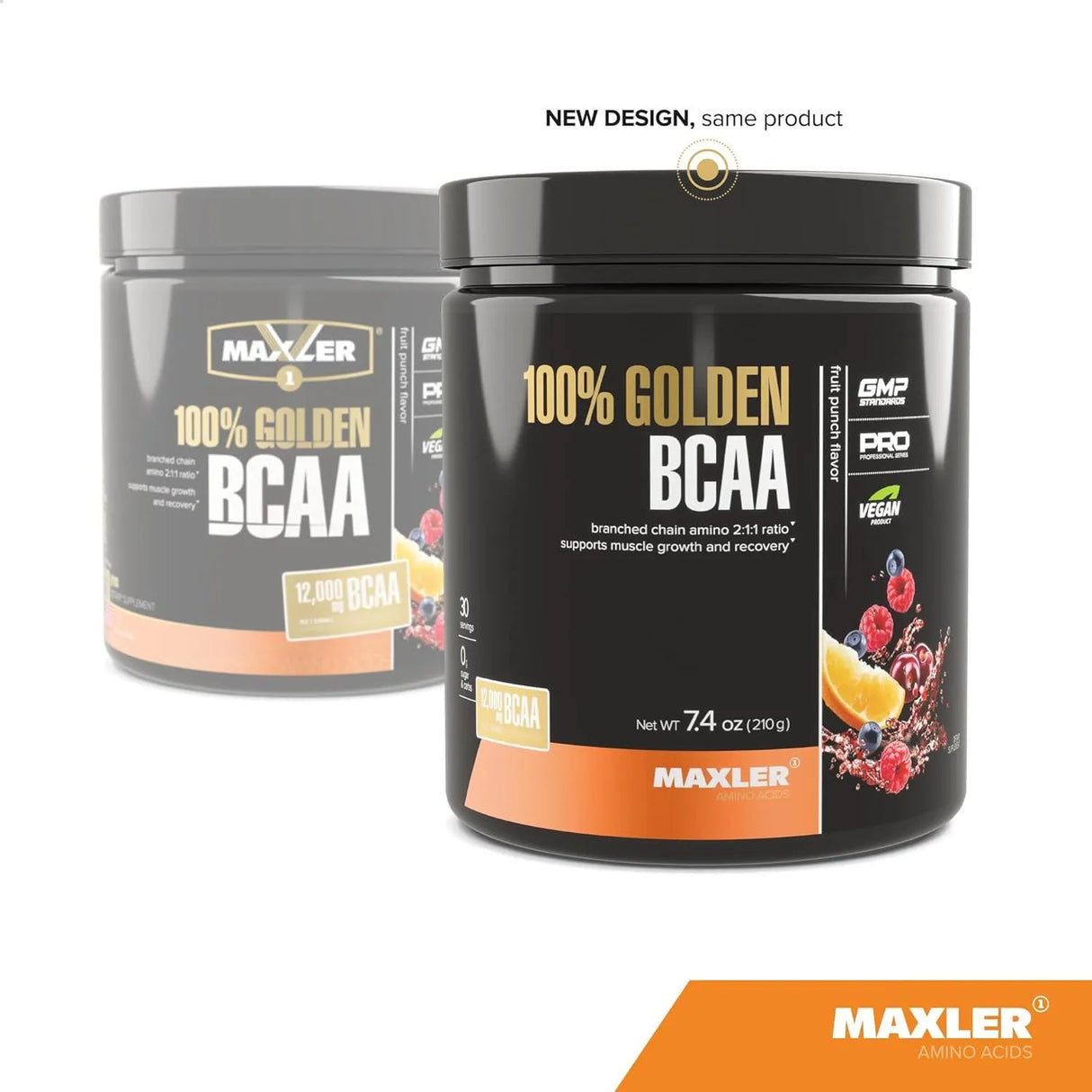 MAXLER - Maxler 100% Golden BCAA Powder Fruit Punch 30 Servicios 210Gr. - The Red Vitamin MX - Suplementos Alimenticios - {{ shop.shopifyCountryName }}