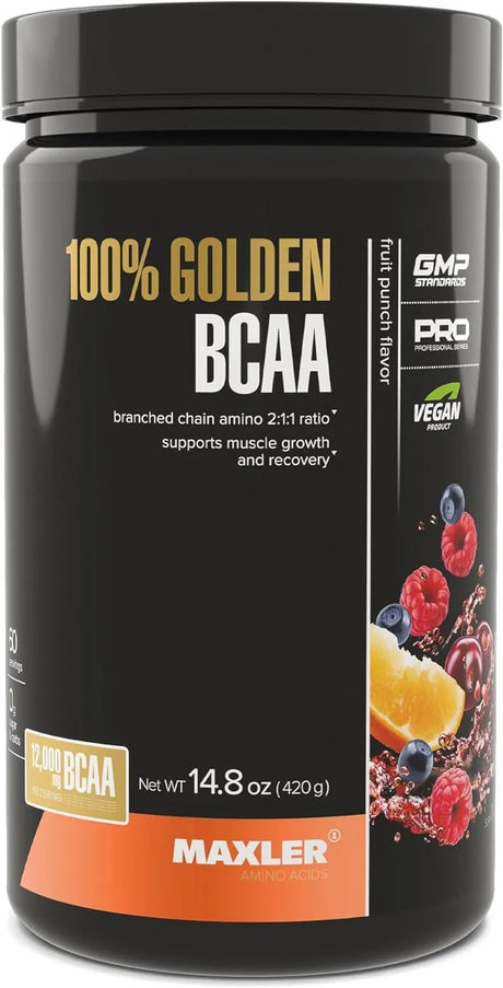 MAXLER - Maxler 100% Golden BCAA Powder Fruit Punch 60 Servicios 420Gr. - The Red Vitamin MX - Suplementos Alimenticios - {{ shop.shopifyCountryName }}