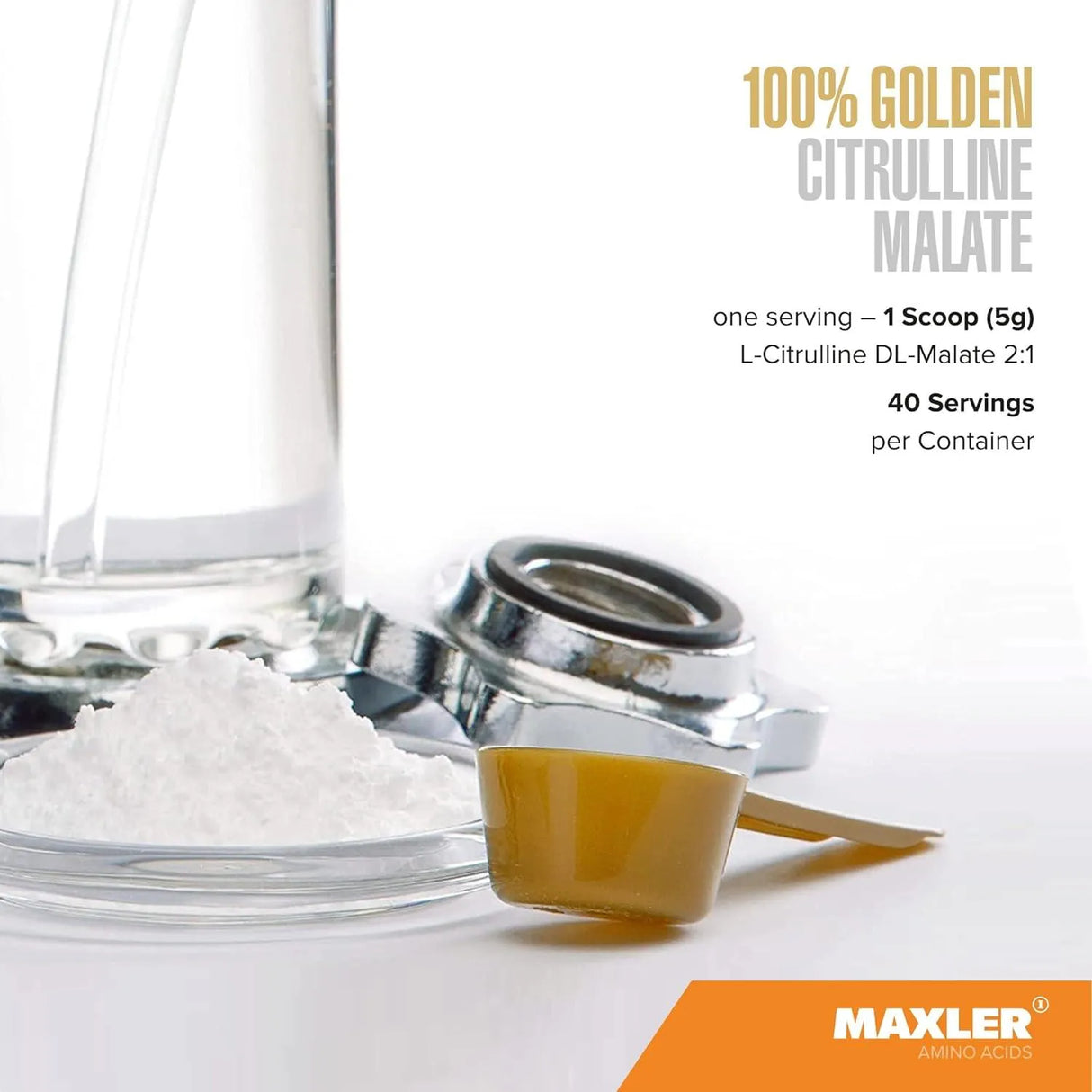 MAXLER - Maxler 100% Golden Citrulline Malate Powder 200Gr. - The Red Vitamin MX - Suplementos Alimenticios - {{ shop.shopifyCountryName }}